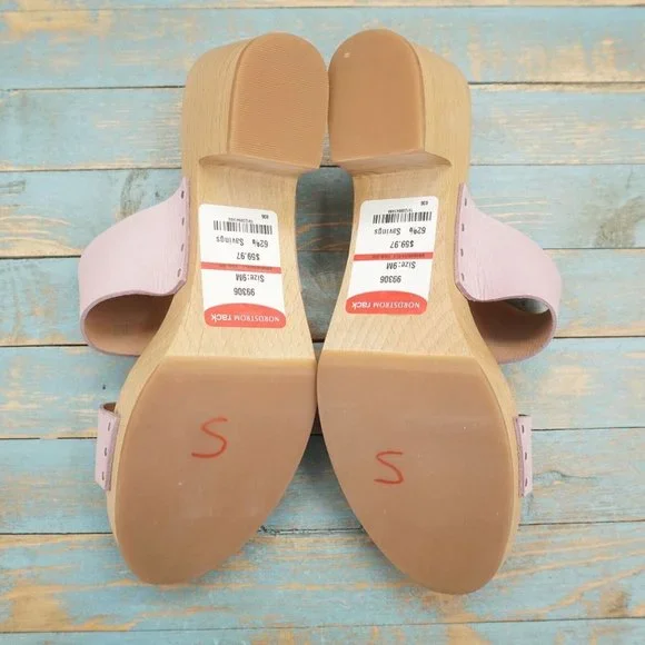 Brand new Free People Pink Leather Platform Sandals - Picture 10 of 11